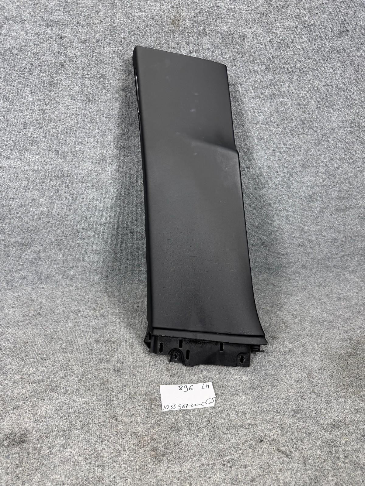 2016-2020 Tesla Model X Left Driver SIde Lower B Pillar Cover Trim Air Vent OEM
