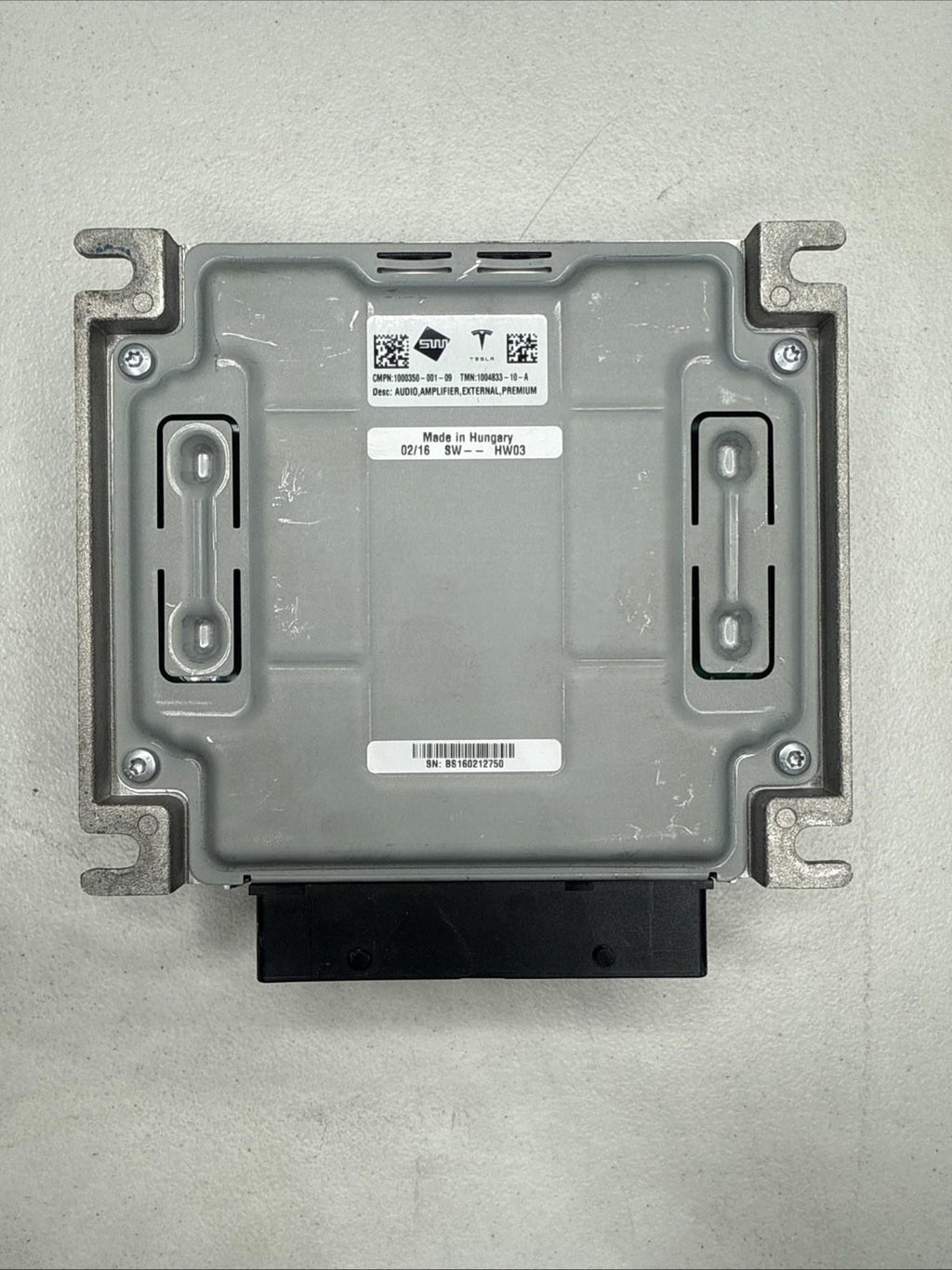 ♦️12-20 TESLA MODEL S PREMIUM EXTERNAL AUDIO AMPLIFIER OEM, 616 1000350-001-09