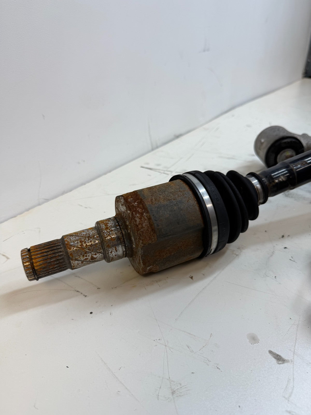 2016–2020 Tesla Model X Rear Left Suspension Knuckle Assembly w/ CV Axle OEM