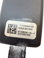 2012-2020 Tesla Model S Rear Left or Right Seat Belt Buckle Black 1005269-00-D