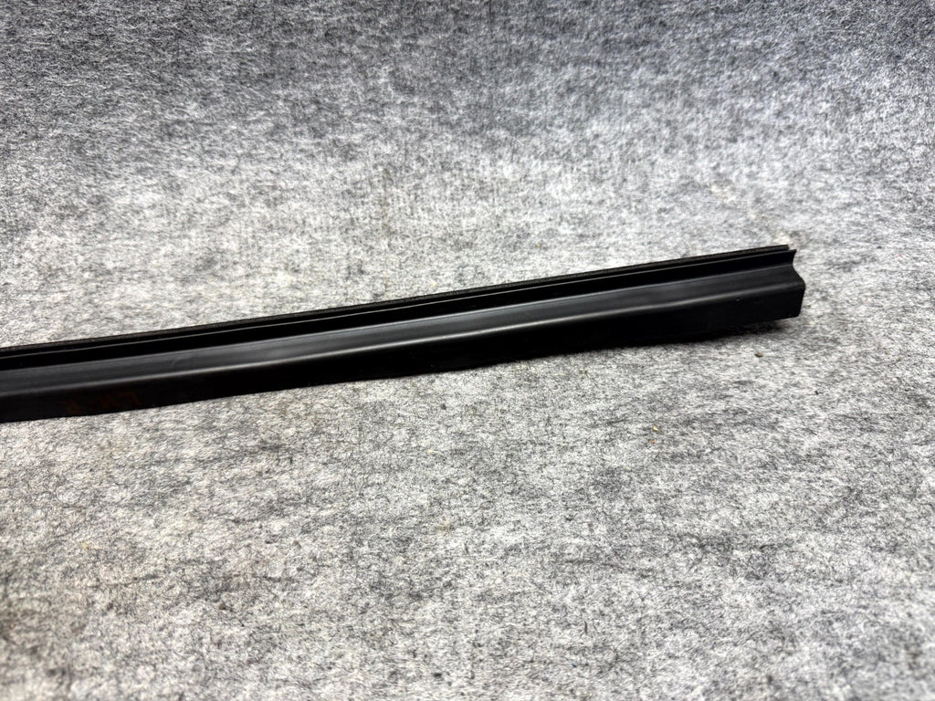 ♦️12-20 TESLA MODEL S REAR LEFT DOOR WINDOW WEATHERSTRIP SEAL OEM, 1038407-00-A