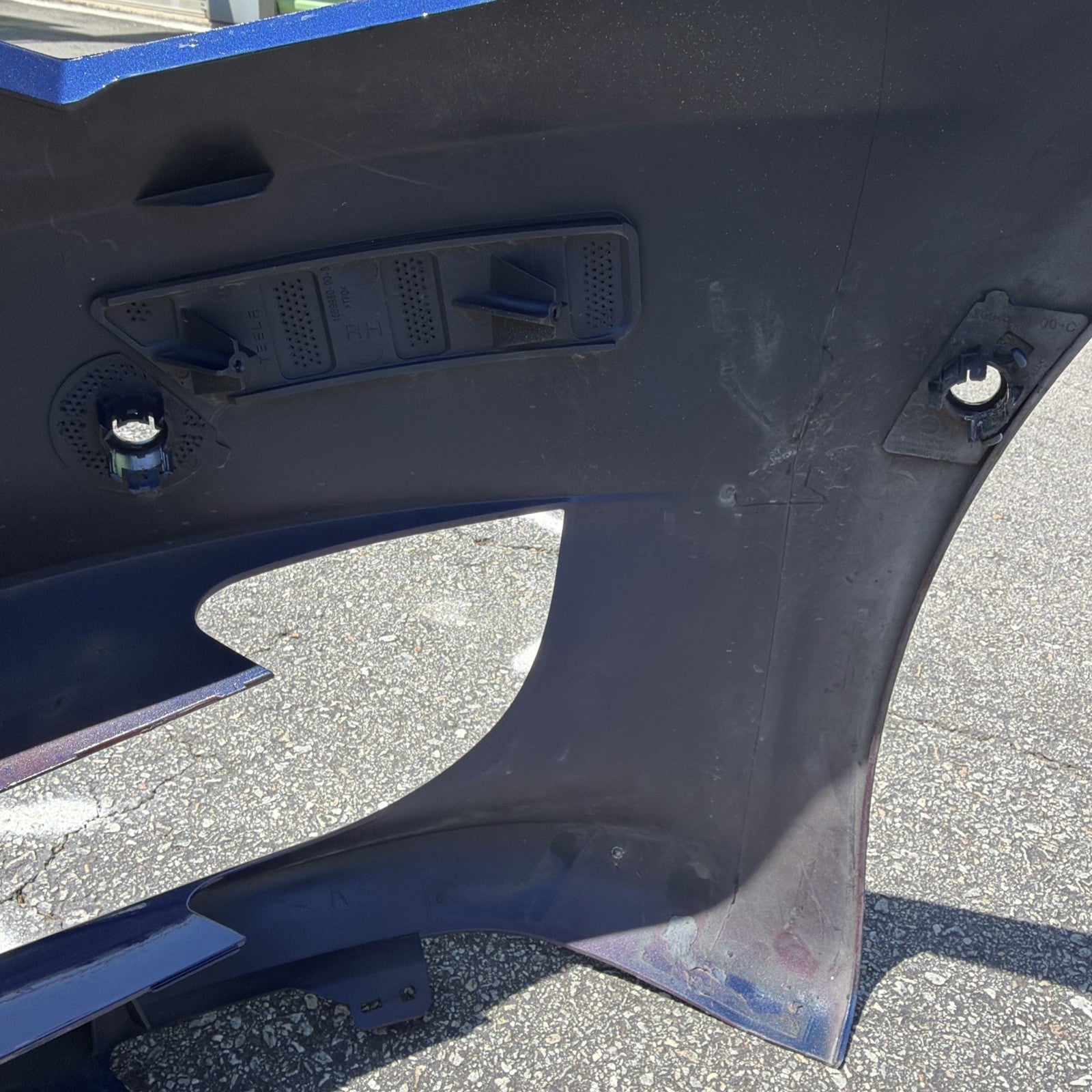 2016-2020 OEM Tesla Model S Front Bumper Cover Panel Black BLUE OEM