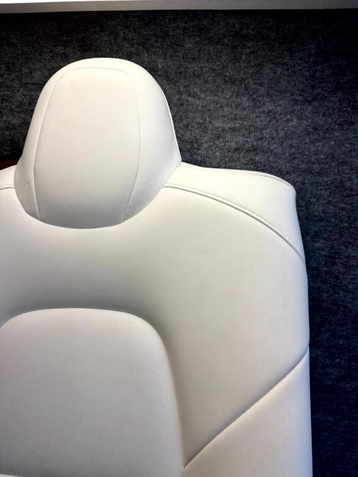 ♦️17-23 TESLA MODEL 3 REAR RIGHT UPPER SEAT CUSION W/ HEADREST OEM, 1455036-00-B