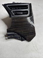 ♦️12-16 TESLA MODEL S DASH LEFT AIR VENT GRILL TRIM OBECHE GLOSS OEM,100451806F1