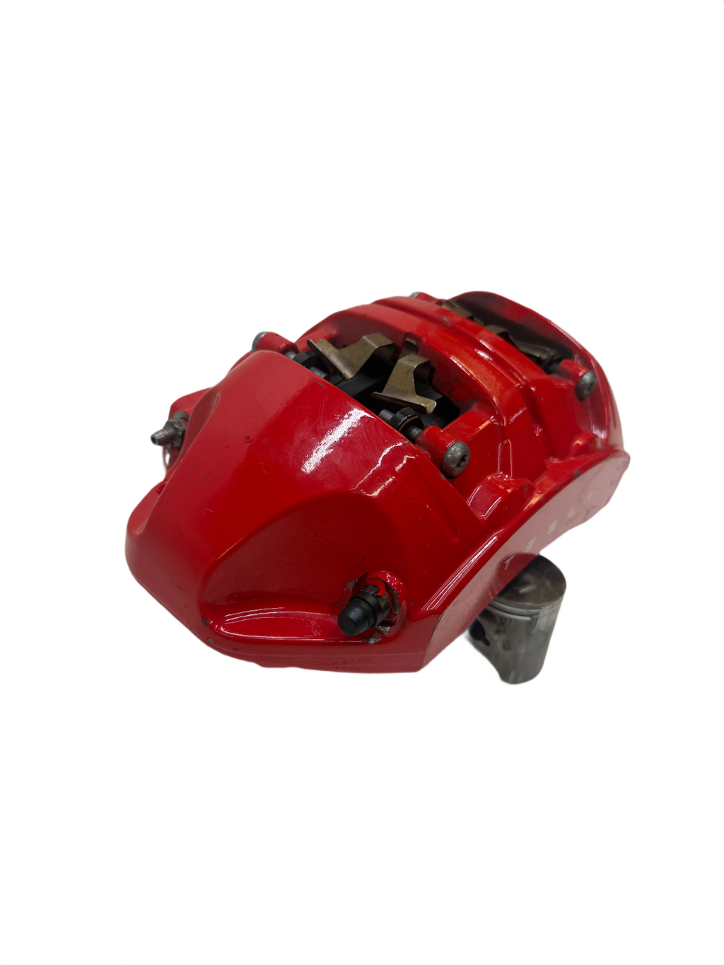 2017-23 Tesla Model 3 Front Left Brake Caliper Red OEM 1044641-00-G