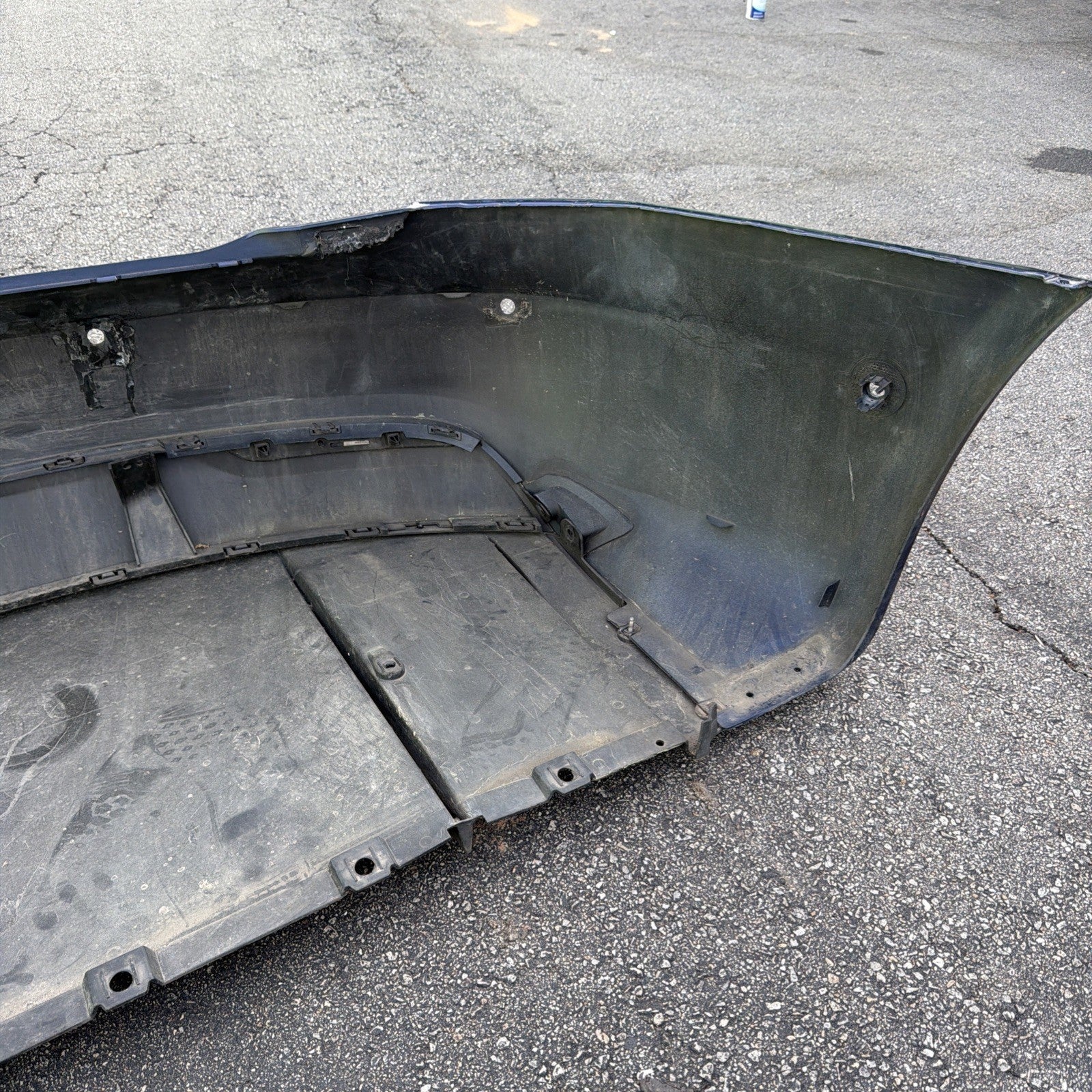 2016-2020 Tesla Model S Rear Bumper Cover w/ Park Sensor Holes Assy Blue PPSB