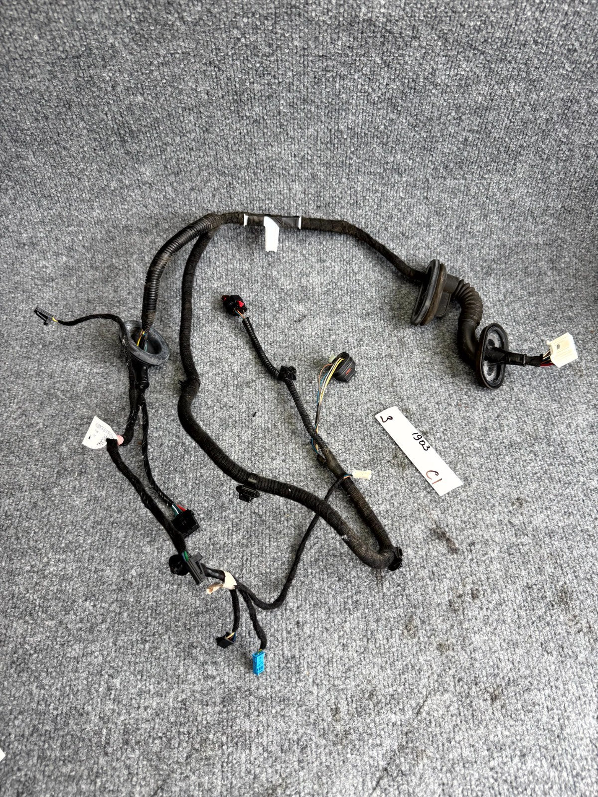 2017-2023 TESLA MODEL 3 REAR RIGHT SIDE DOOR WIRE WIRING HARNESS OEM, 206796600A