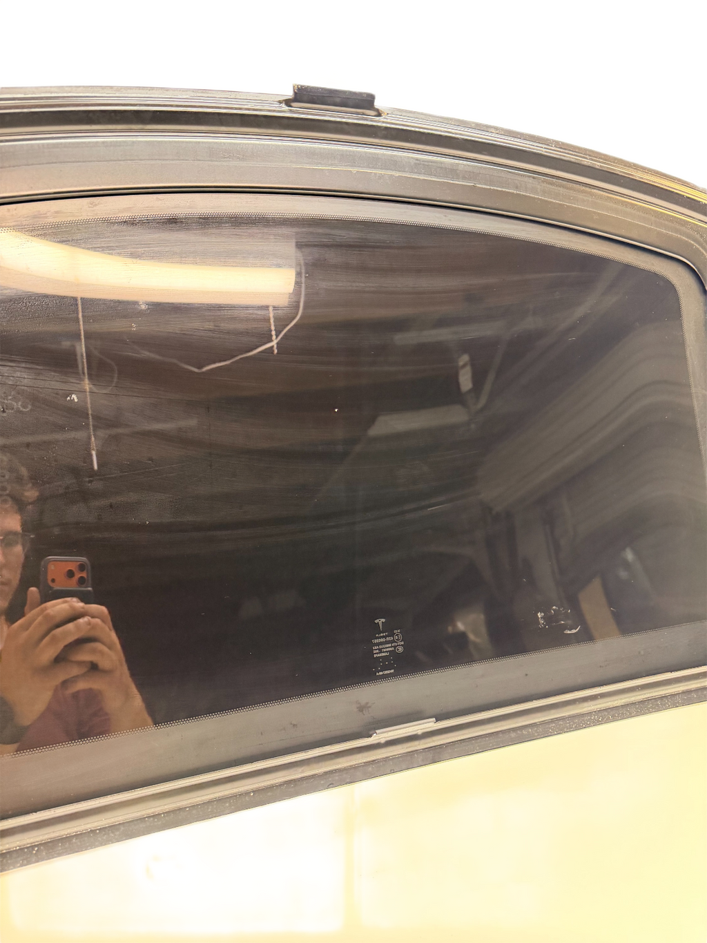 2012-2015 Tesla Model S Front Section Fixed Sunroof Glass 43R-000357