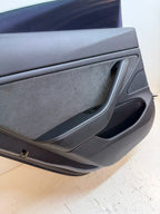 2017-23 Tesla Model 3 Rear Left Driver Side Door Shell Panel Assembly Gray OEM