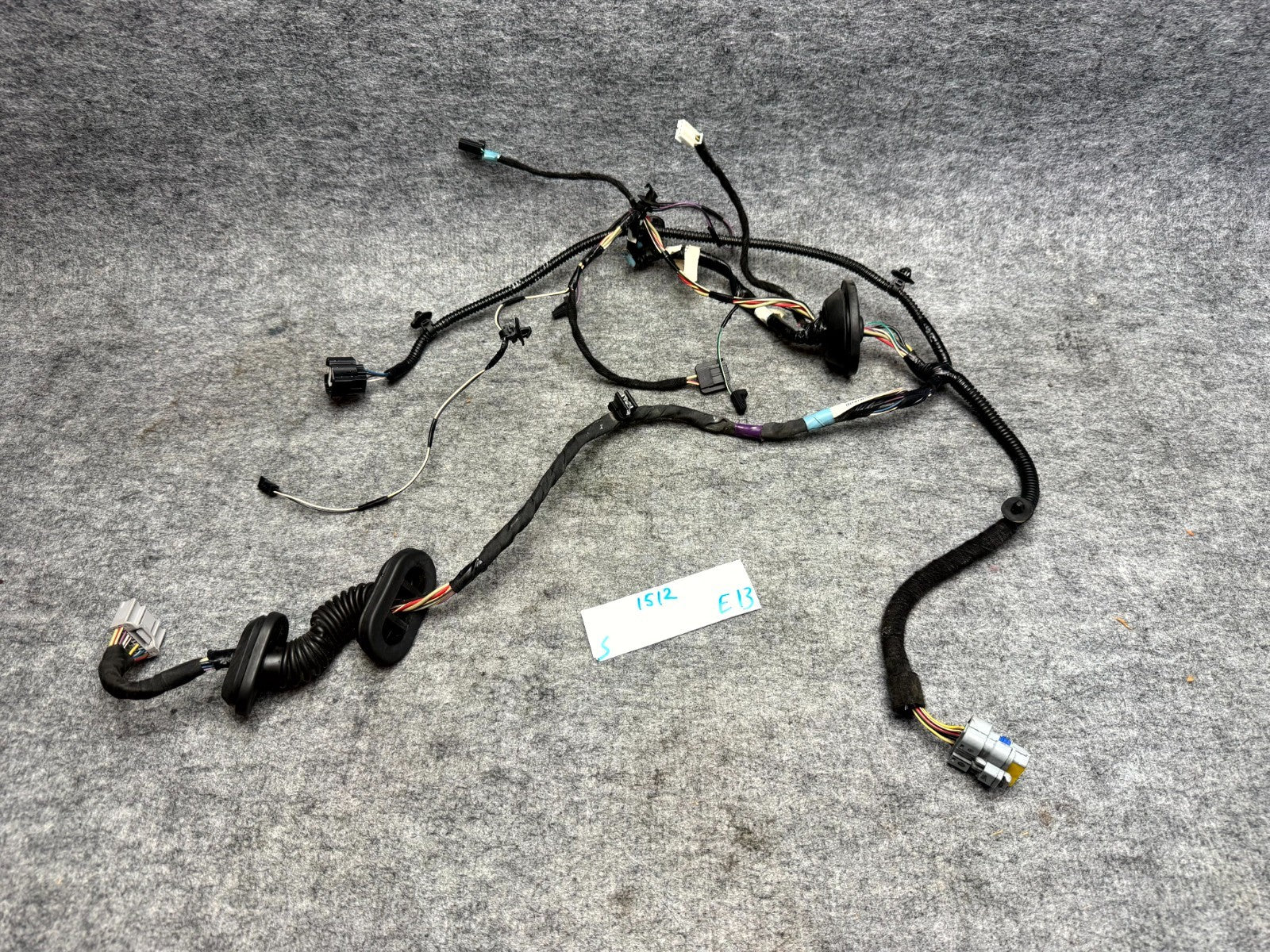 ♦️16-20 TESLA MODEL S REAR LEFT DOOR WIRING HARNESS WIRE LOOM OEM, 1004425-00-Q