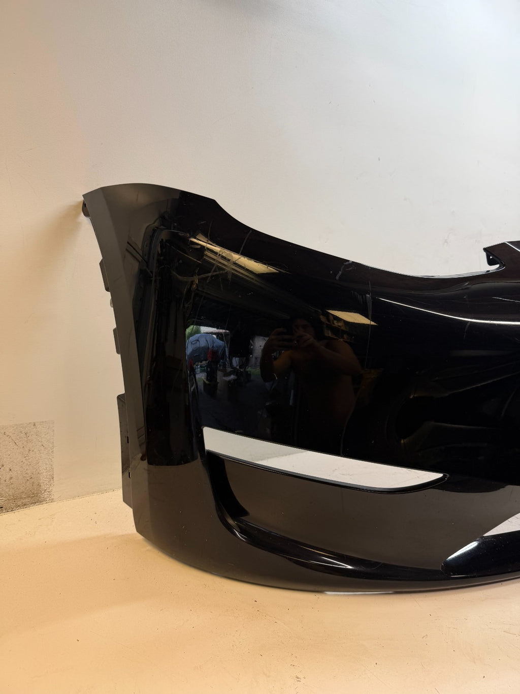 2020-2025 TESLA MODEL Y FRONT BUMPER COVER PANEL OEM 1493745-00-A