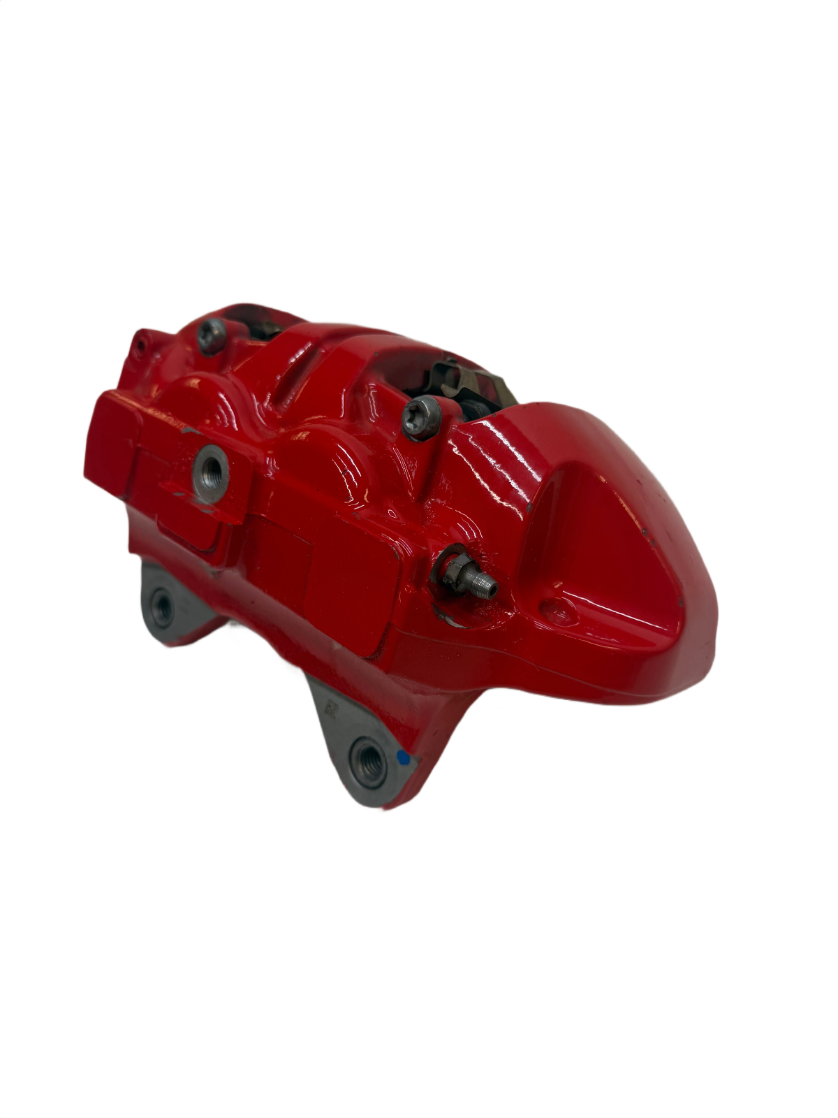 2017-23 Tesla Model 3 Front Left Brake Caliper Red OEM 1044641-00-G