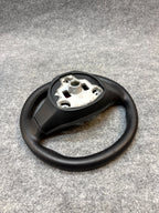 2020 - 2024 TESLA MODEL Y HEATED LEATHER STEERING WHEEL BLACK OEM, 1490214-00-B