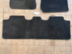 2017-2023 Tesla Model 3 All Weather Floor Mat Set of 3 Black carpet