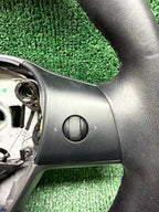 ♦️2020-2025 TESLA MODEL Y LEFT SIDE STEERING WHEEL LEATHER OEM, 1490214-00-B