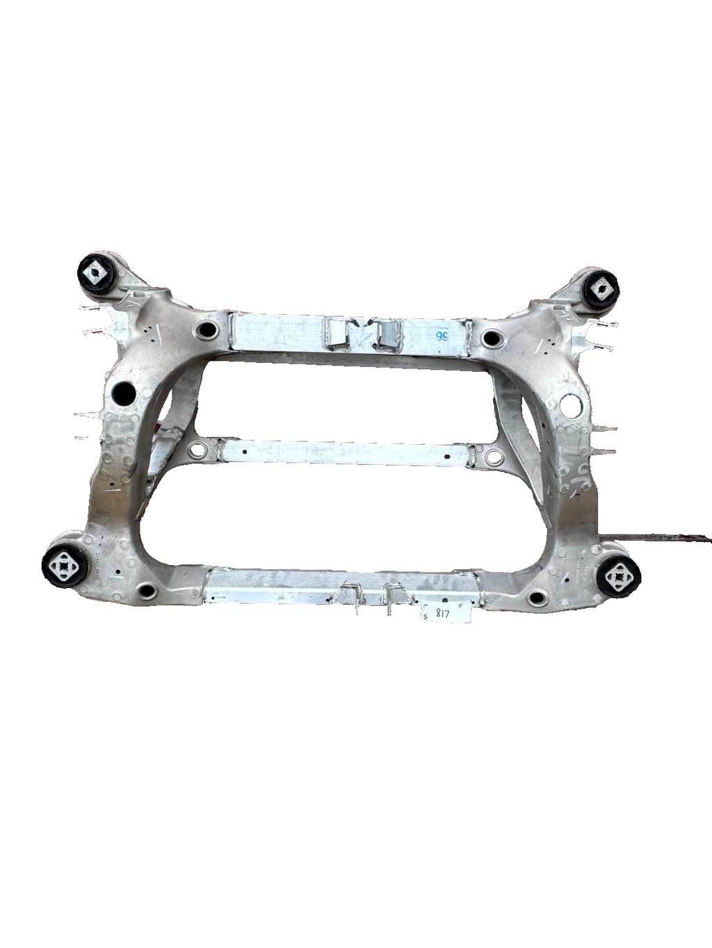 2012 - 2020 TESLA MODEL S REAR SUBFRAME CROSSMEMBER CRADLE OEM, 1009826-00-A