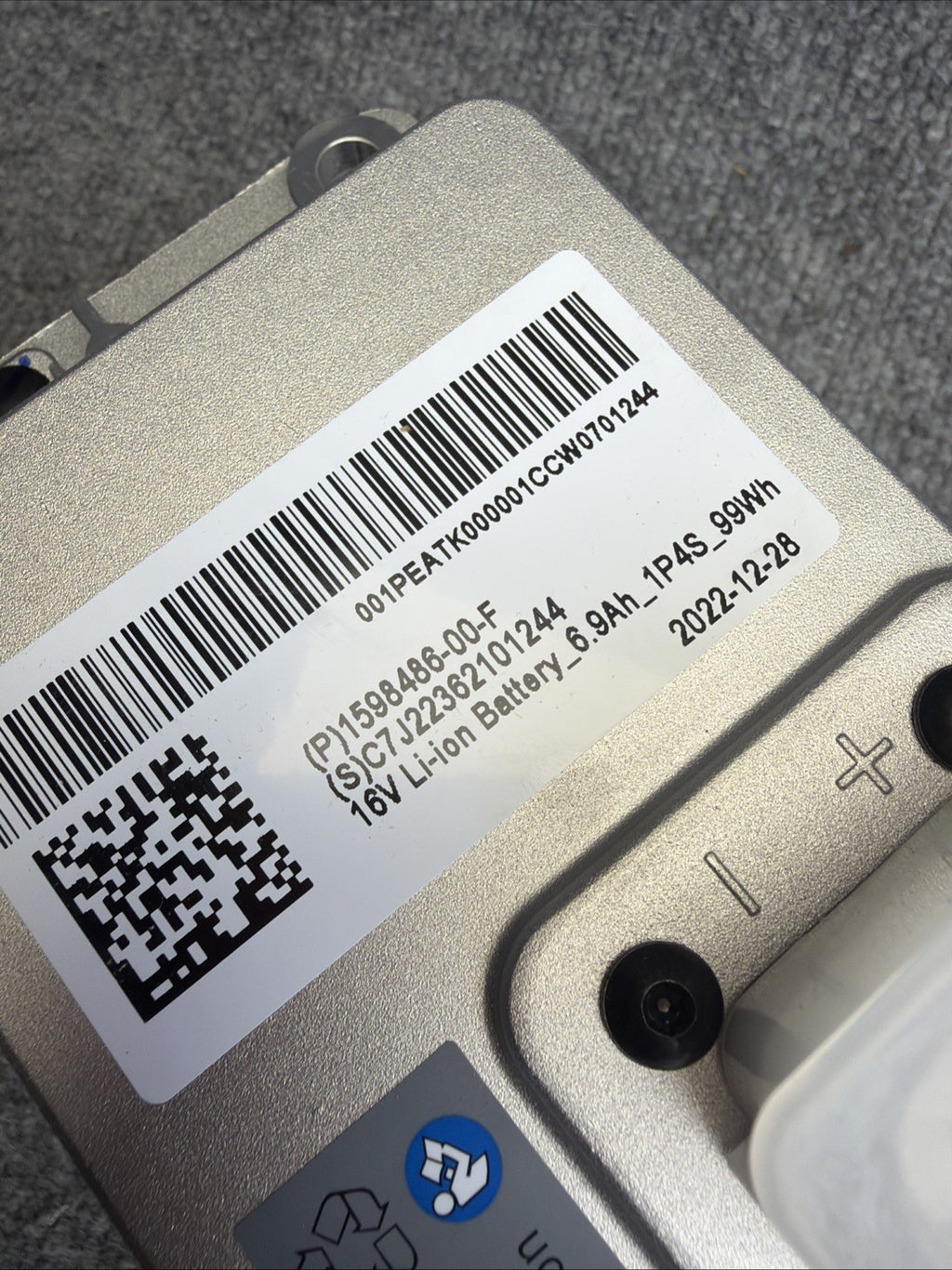 NEW OEM Tesla Model 3/Y/S/X 16V Li-Ion Battery 1598486-00-F