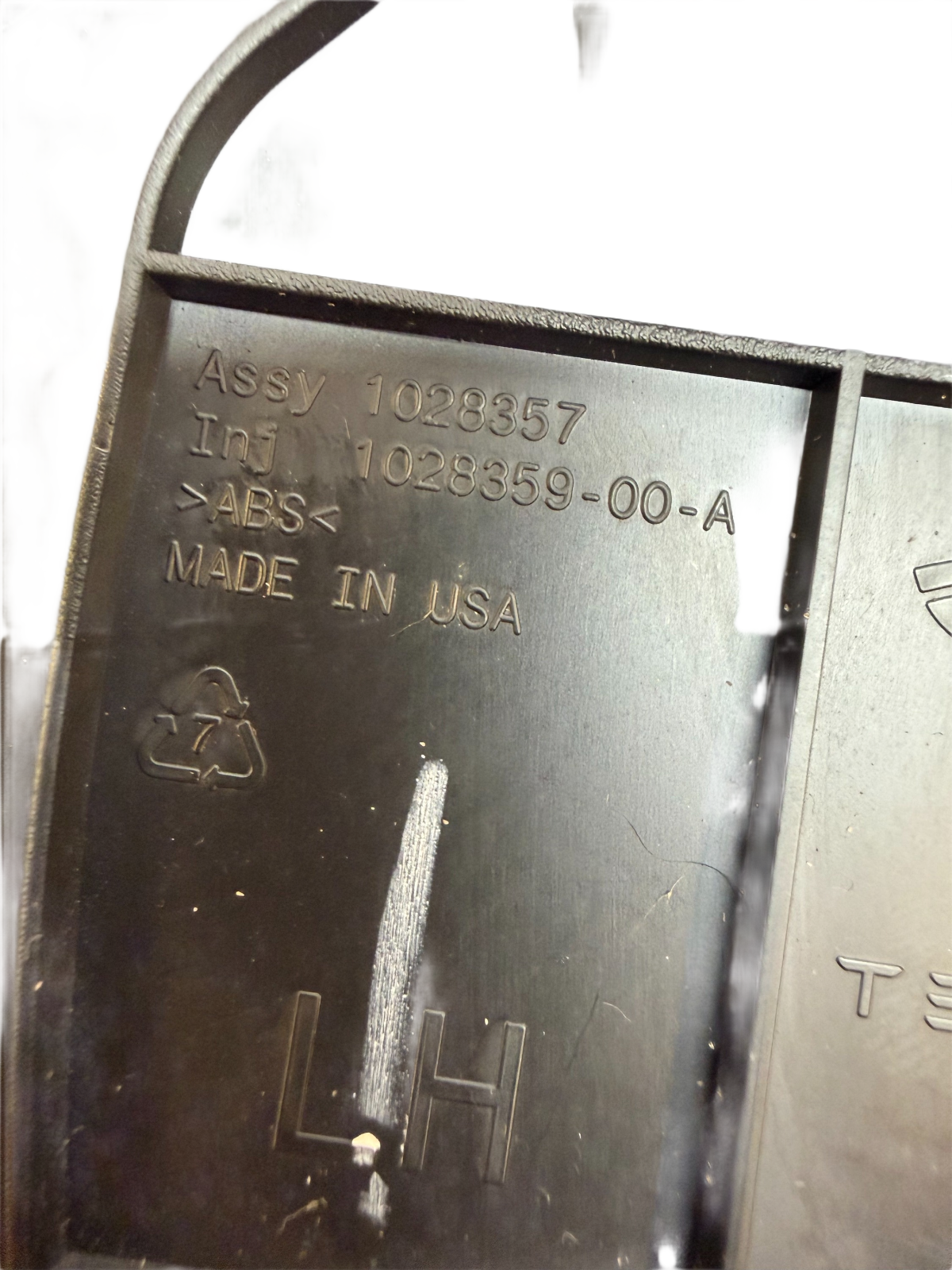 2012-2020 Tesla Model S Front Left Side Dashboard End Cover Trim 1028359-00-A