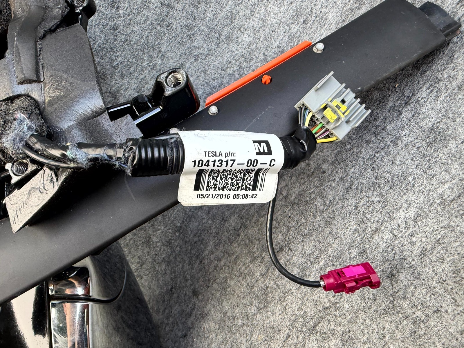 ♦️2012-2020 TESLA MODEL S LEFT EXTERIOR REAR VIEW DOOR MIRROR OEM, 1041317-00-C