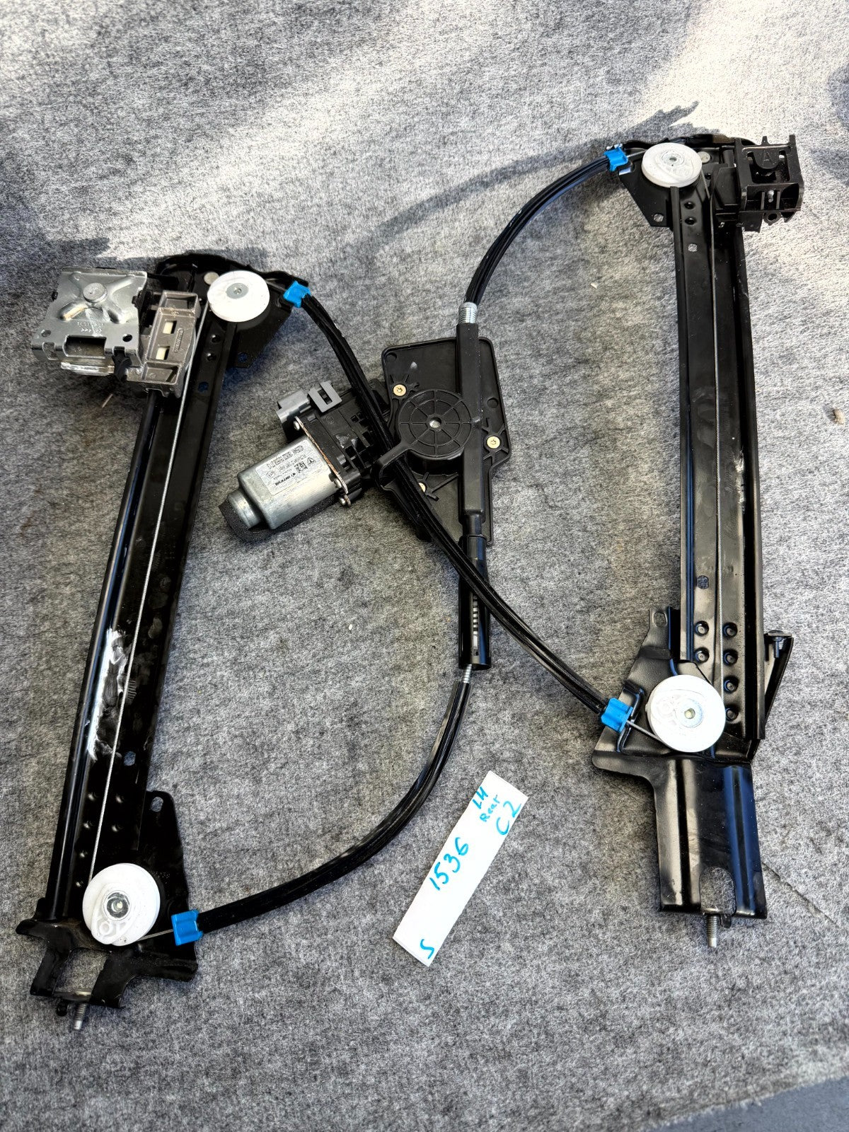 ♦️12 - 20 TESLA MODEL S REAR LEFT DOOR WINDOW REGULATOR MOTOR OEM, 6006334-00-L