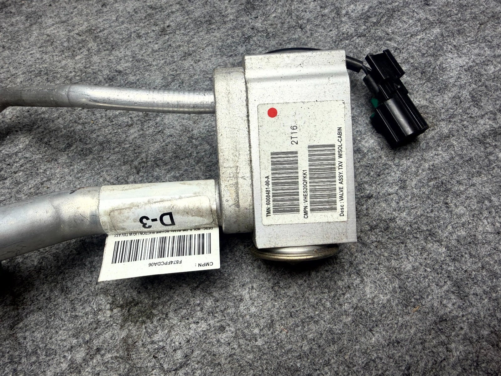 ♦️2012-2020 TESLA MODEL S AIR CONDITIONING SUCTION HOSE TUBE OEM, 1031670-00-I