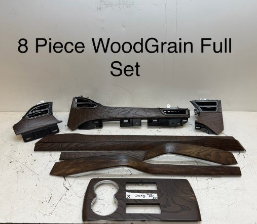 2016-2020 TESLA MODEL X INTERIOR DOOR MOLDING COVER & DASH PANEL SET OEM