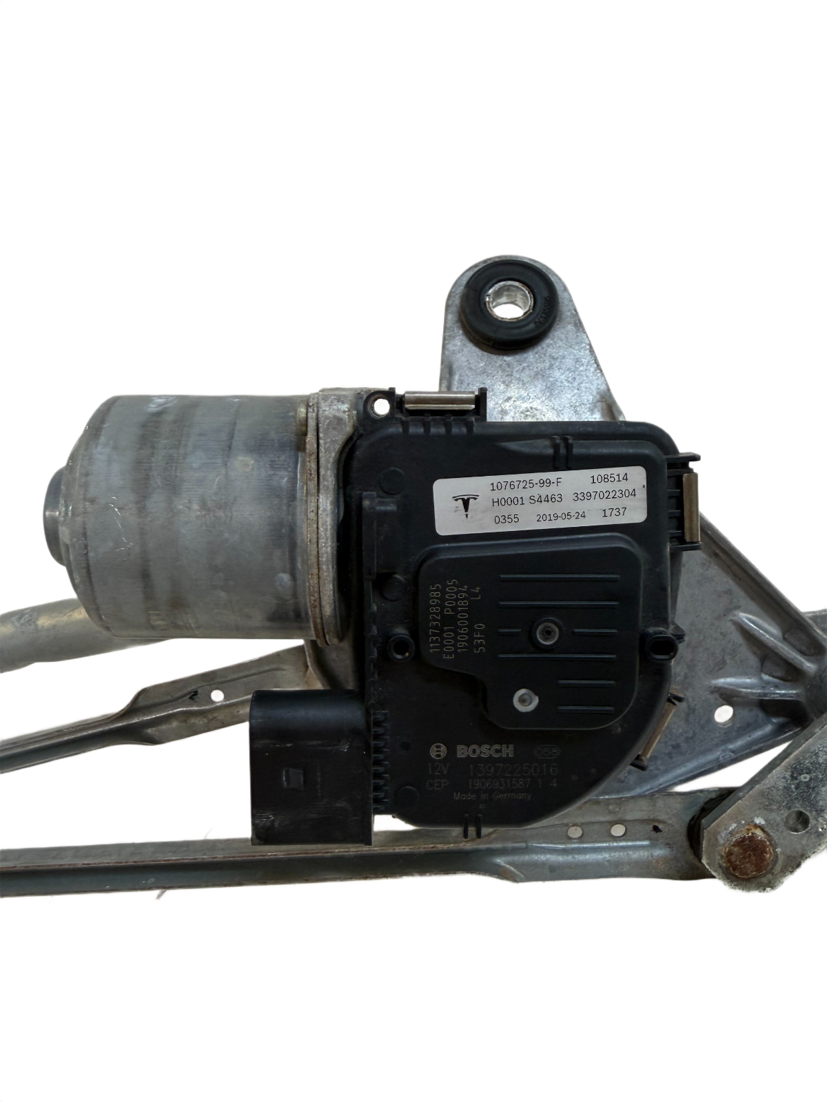 2020 - 2024 TESLA MODEL 3 FRONT WINDSHIELD WIPER MOTOR OEM 1076725-99-F