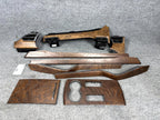 ♦️16-20 Tesla Model X Front Rear Left Right Dashboard Trim Wood OEM 1035826-11-A