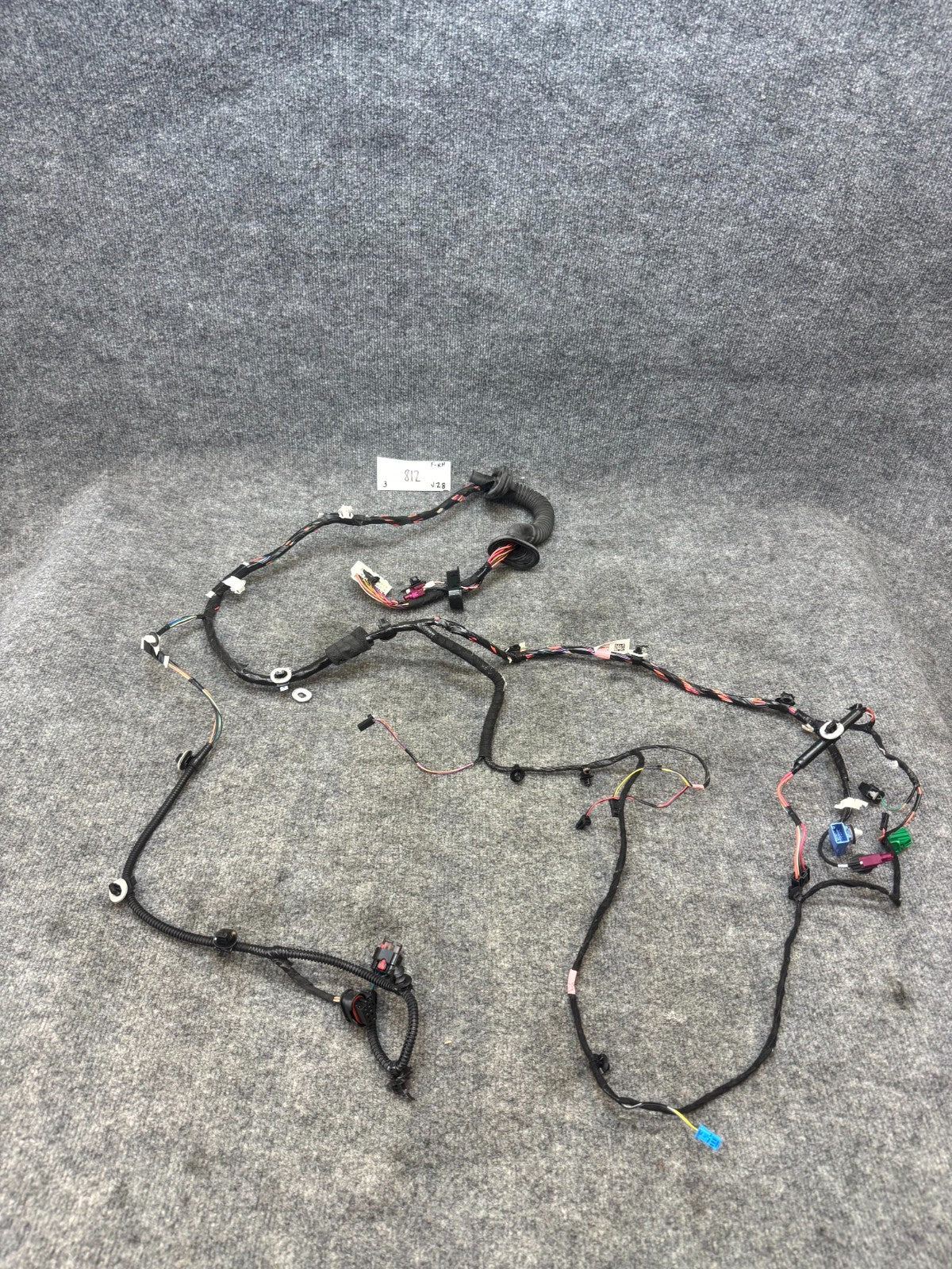 2017 - 2023 TESLA MODEL 3 FRONT RIGHT SIDE DOOR WIRING HARNESS OEM, 1067963-00-D