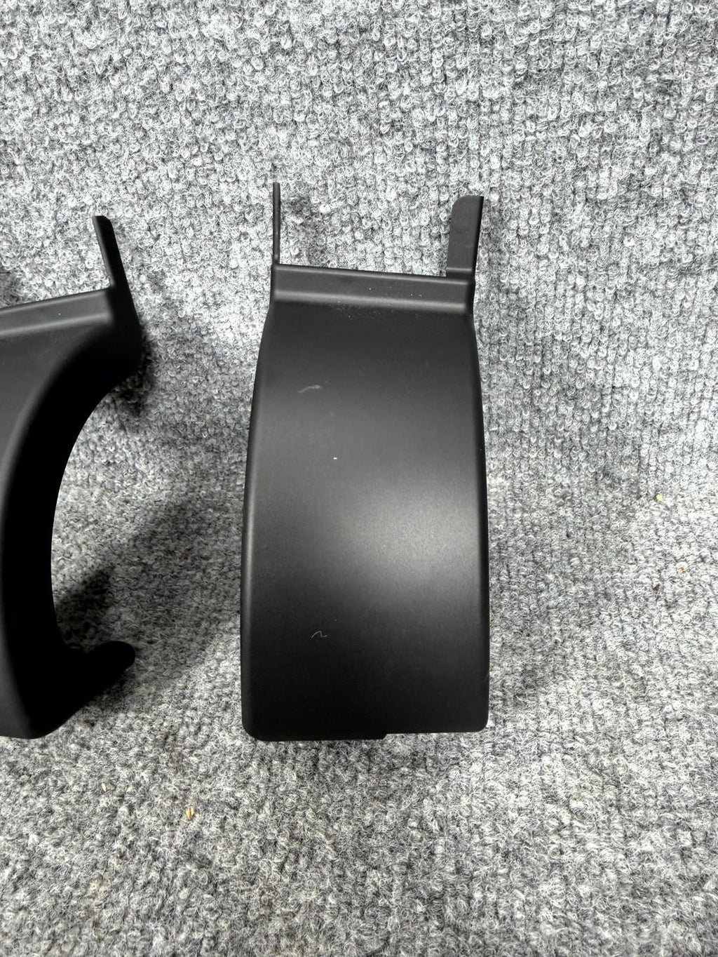 16-20 Tesla Model X Rear Right & Left Side Door Hinge Cover Trim OEM, 104707400G