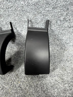 16-20 Tesla Model X Rear Right & Left Side Door Hinge Cover Trim OEM, 104707400G