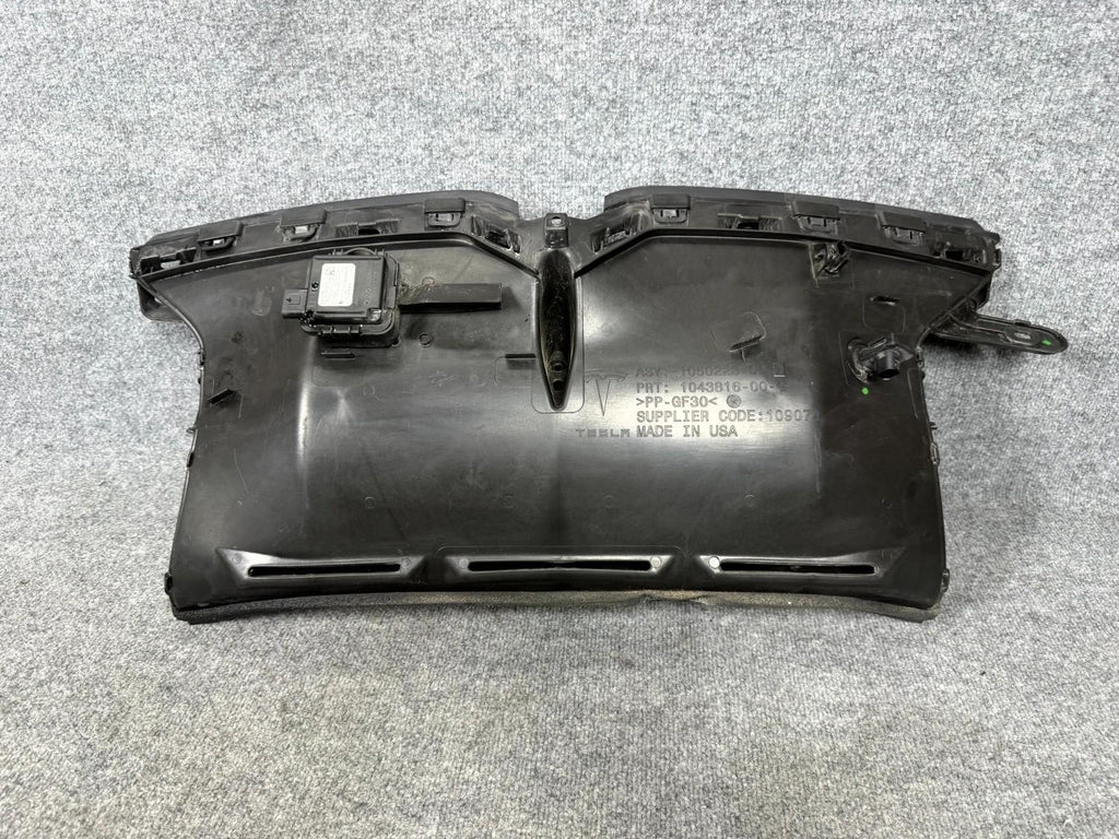 2016-2020 Tesla Model X Front Air Intake Grille Nose Duct Seal OEM, 1043816-00-C