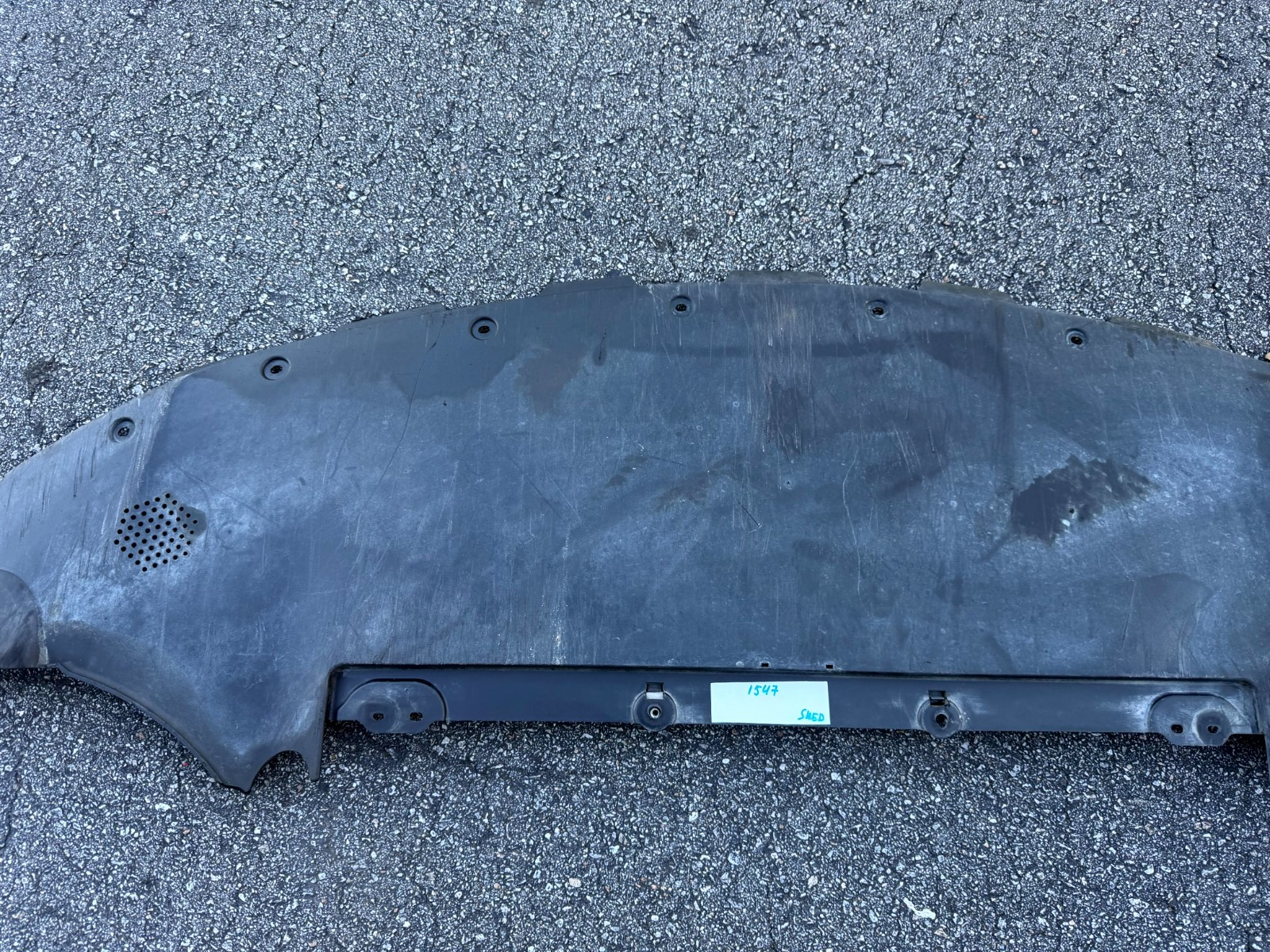 ♦️17 - 23 TESLA MODEL 3 FRONT BUMPER LOWER SPLASH SHIELD COVER OEM, 1084174-00-D