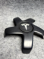 ♦️ 2017 - 2023 TESLA MODEL 3 RIGHT SIDE WHEEL CENTER CAP BLACK OEM, 1044234-00-A