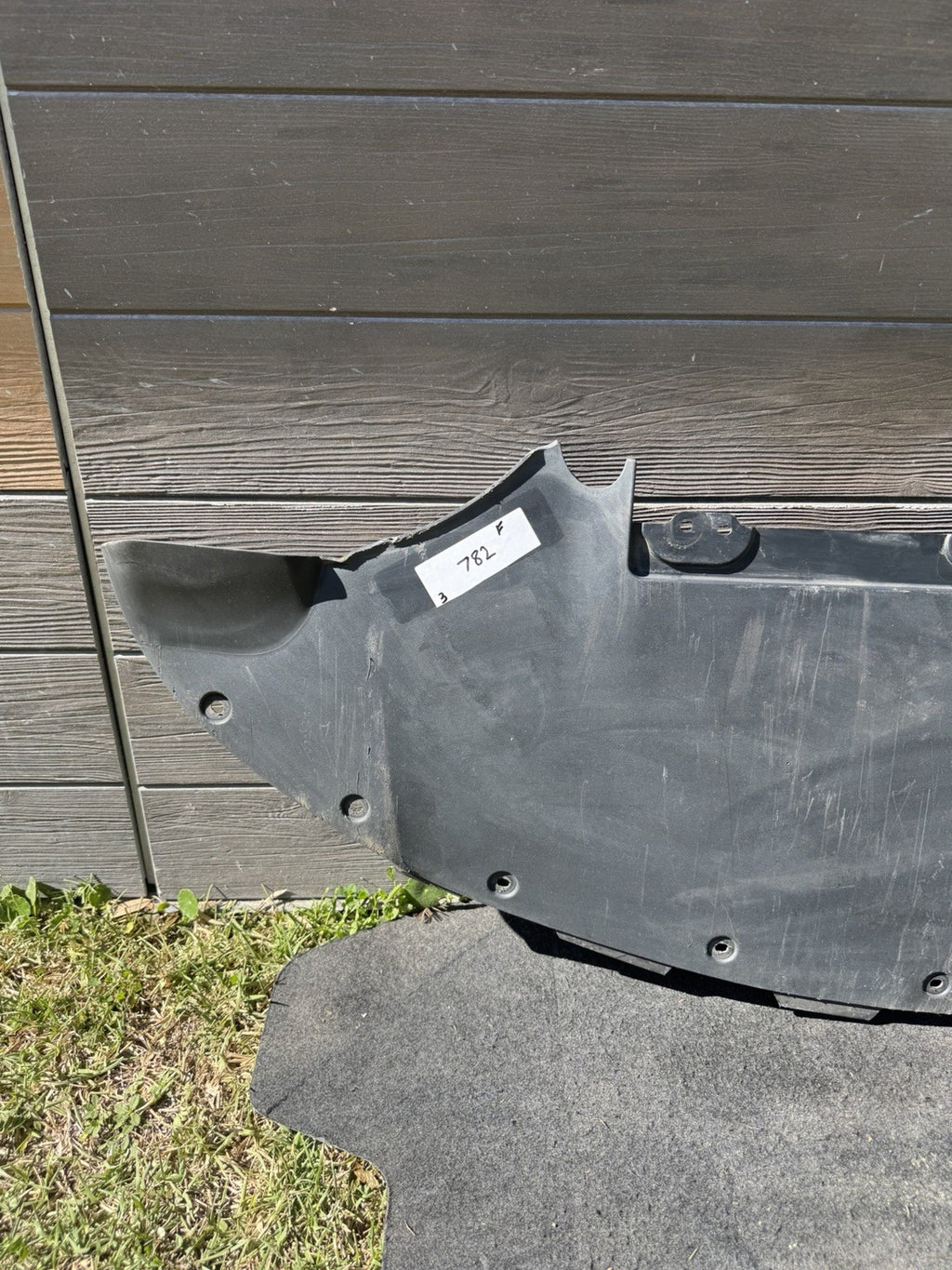17-23 TESLA MODEL 3 FRONT BUMPER UNDERBODY LOWER BOARD COVER OEM, 1084174-00-D