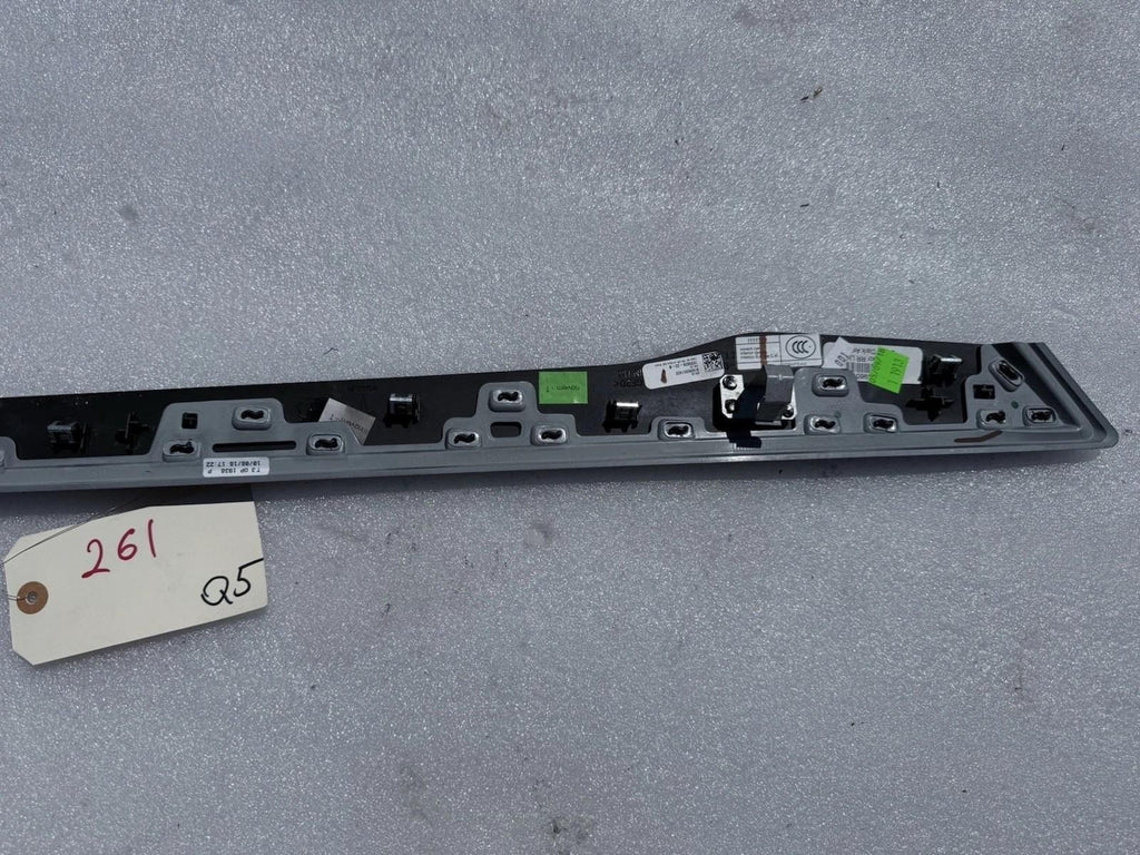 ♦️16-20 TESLA MODEL X REAR LEFT DOOR TRIM MOLDING ASH COVER OEM, 1035826-22-B