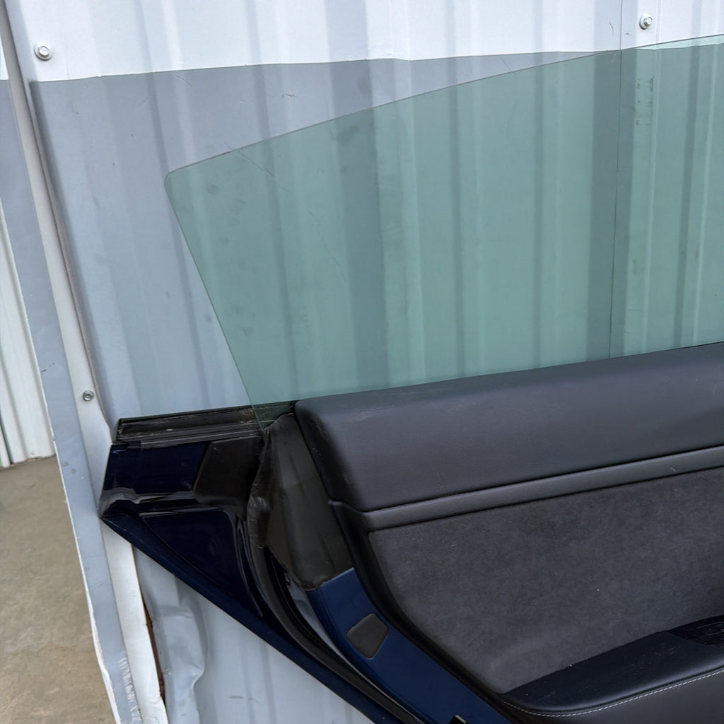21-23 OEM Tesla Model 3 Rear Left Driver Side Door Shell Panel COMPLETE BLUE