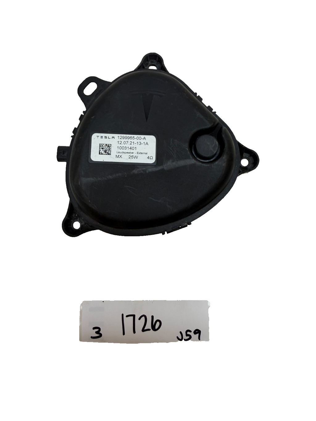 2017-2021 Tesla Model 3 Pedestrian Warning Speaker 1299965-00-A