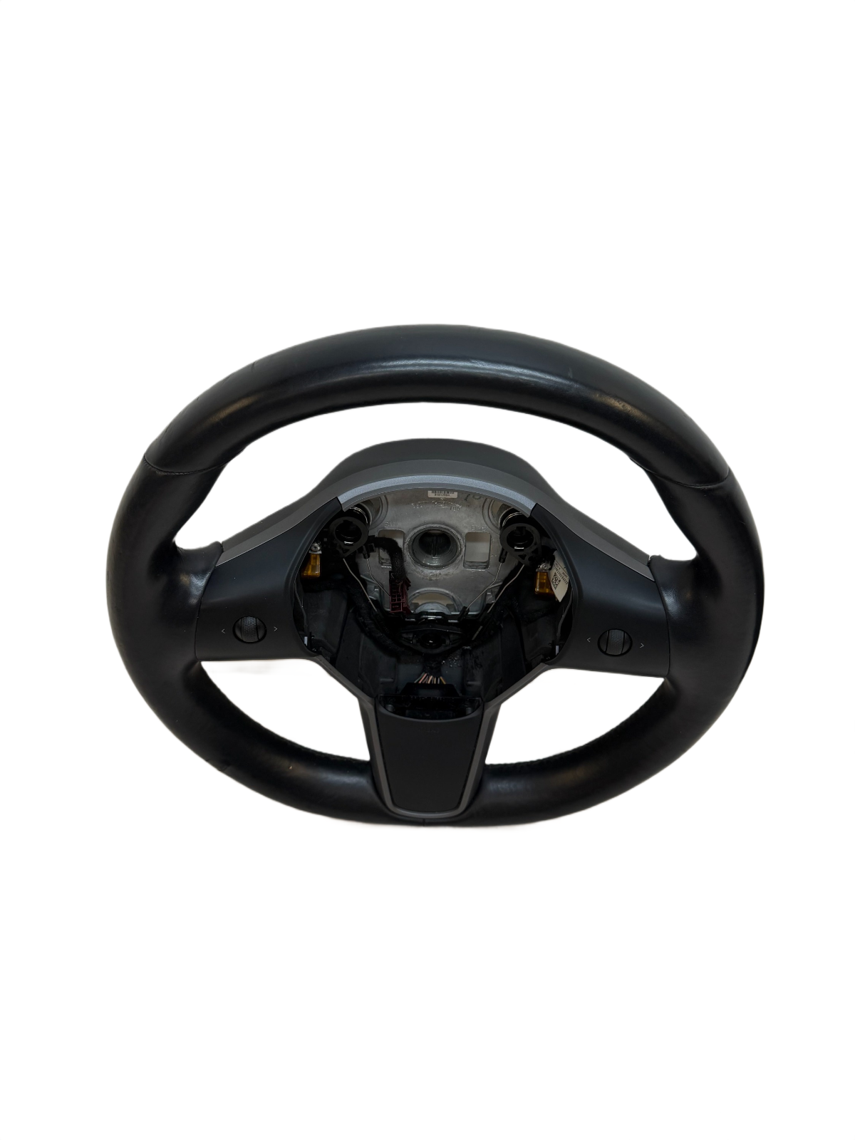 2017-23 Tesla Model 3 Y Steering Wheel Black Leather with Switches 1105324-00-J