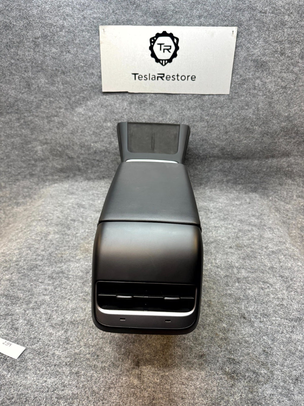 2020 - 2024 TESLA MODEL Y CENTER CONSOLE ARMREST CUPHOLDERS OEM, 1755501-70-C