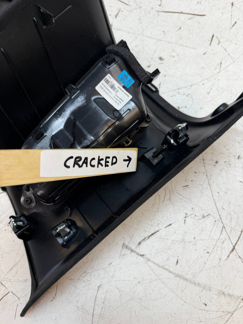 2016-2020 Tesla Model X Rear Left C Pillar Upper Trim Cover 1035957-04-D