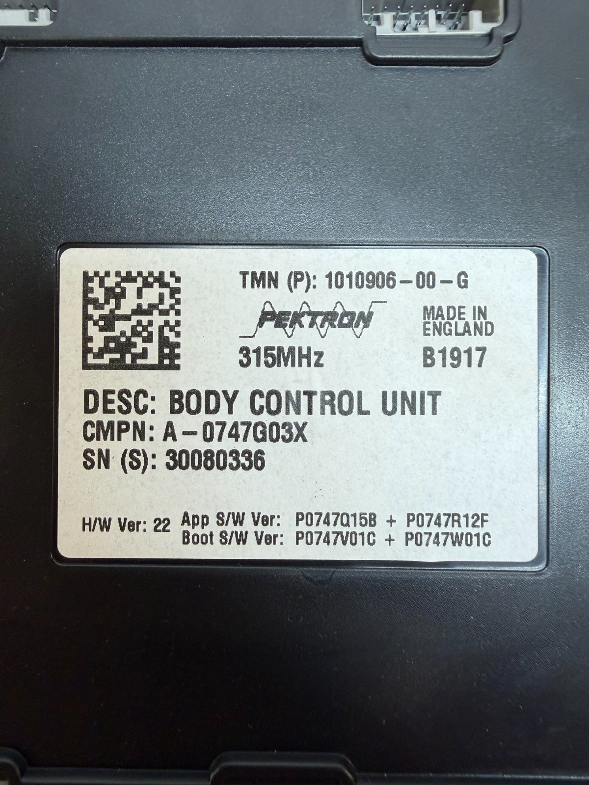 2012-2020 Tesla Model S Body Controller BCM Control Module 1010906-00-G