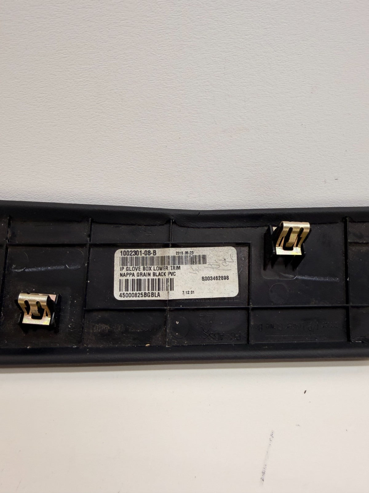 2012-20 Tesla Model S Dash Glove Box Storage Lower Trim Cover Panel 1002301-08-B