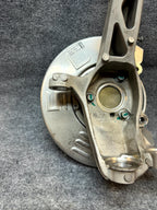2020-2024 TESLA MODEL Y FRONT RIGHT SPINDLE KNUCKLE HUB & SHIELD OEM, 118831100F