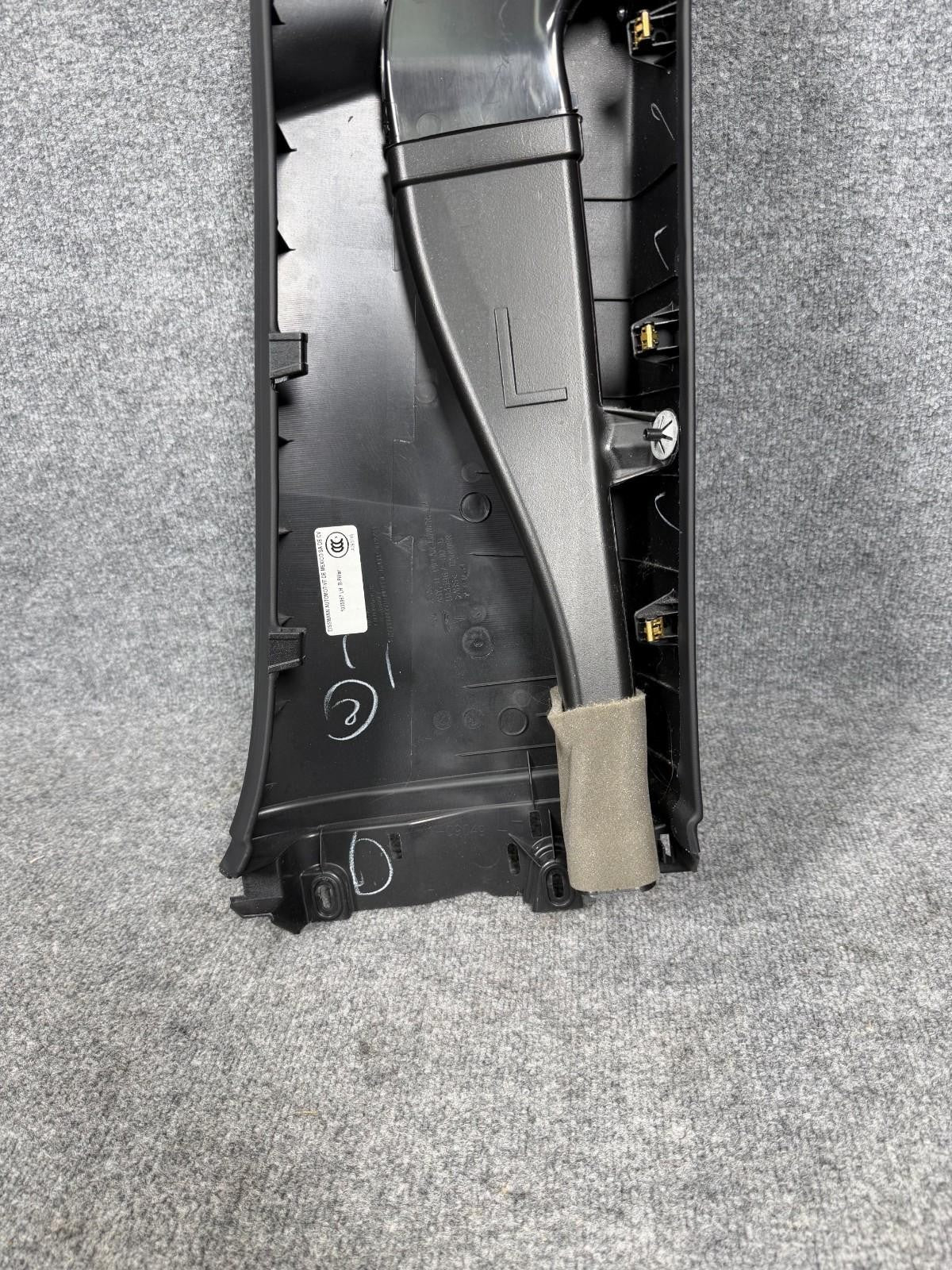 2016-2020 Tesla Model X Left Driver SIde Lower B Pillar Cover Trim Air Vent OEM