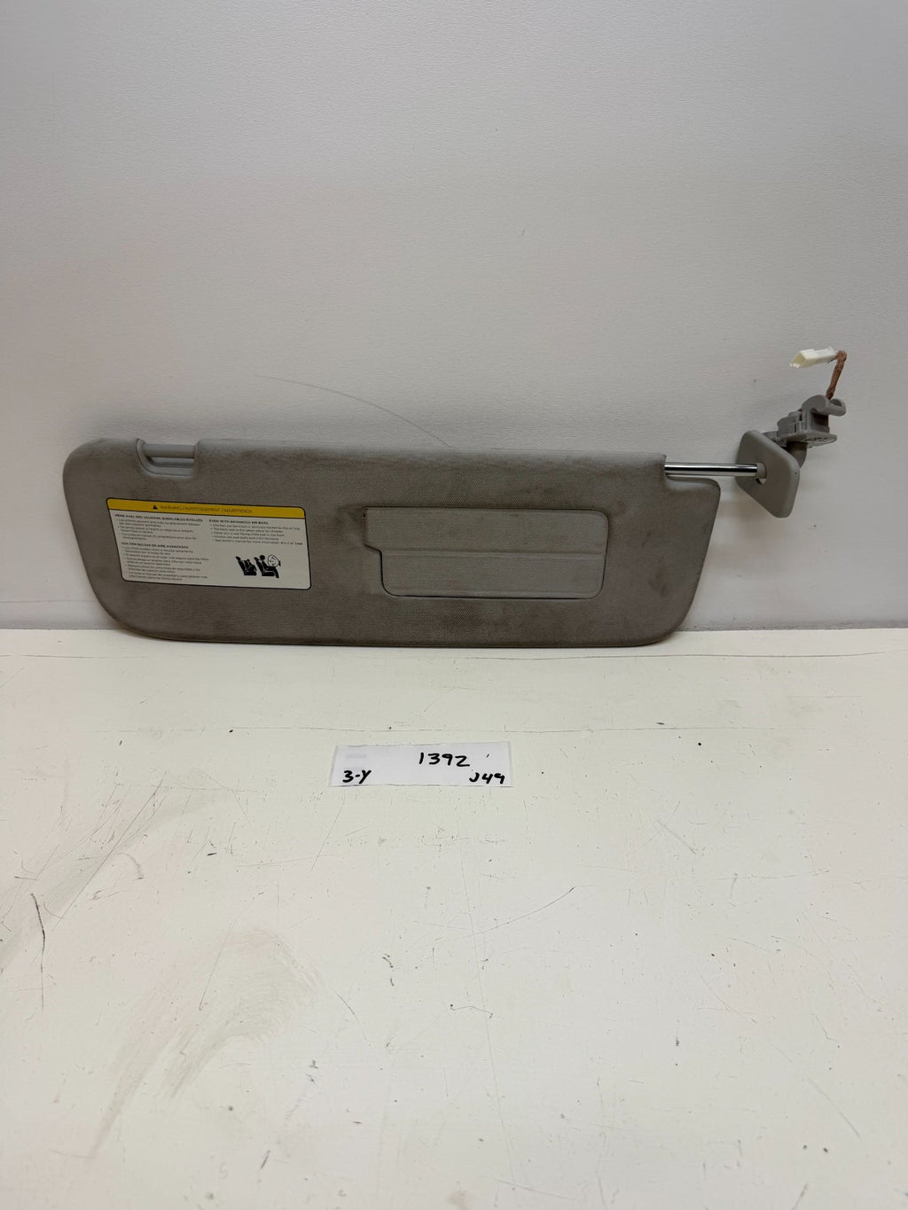 2017-2023 Tesla Model 3 & Y RIGHT PASSENGER sun visor 1490406-01-B