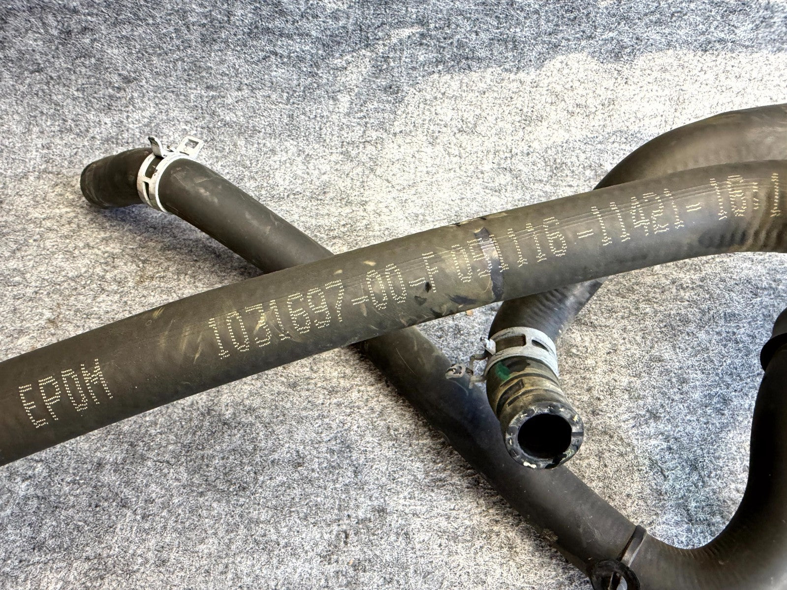 ♦️2012 - 2020 TESLA MODEL S FRONT DRIVE UNIT COOLANT HOSE TUBE OEM, 1031697-00-F
