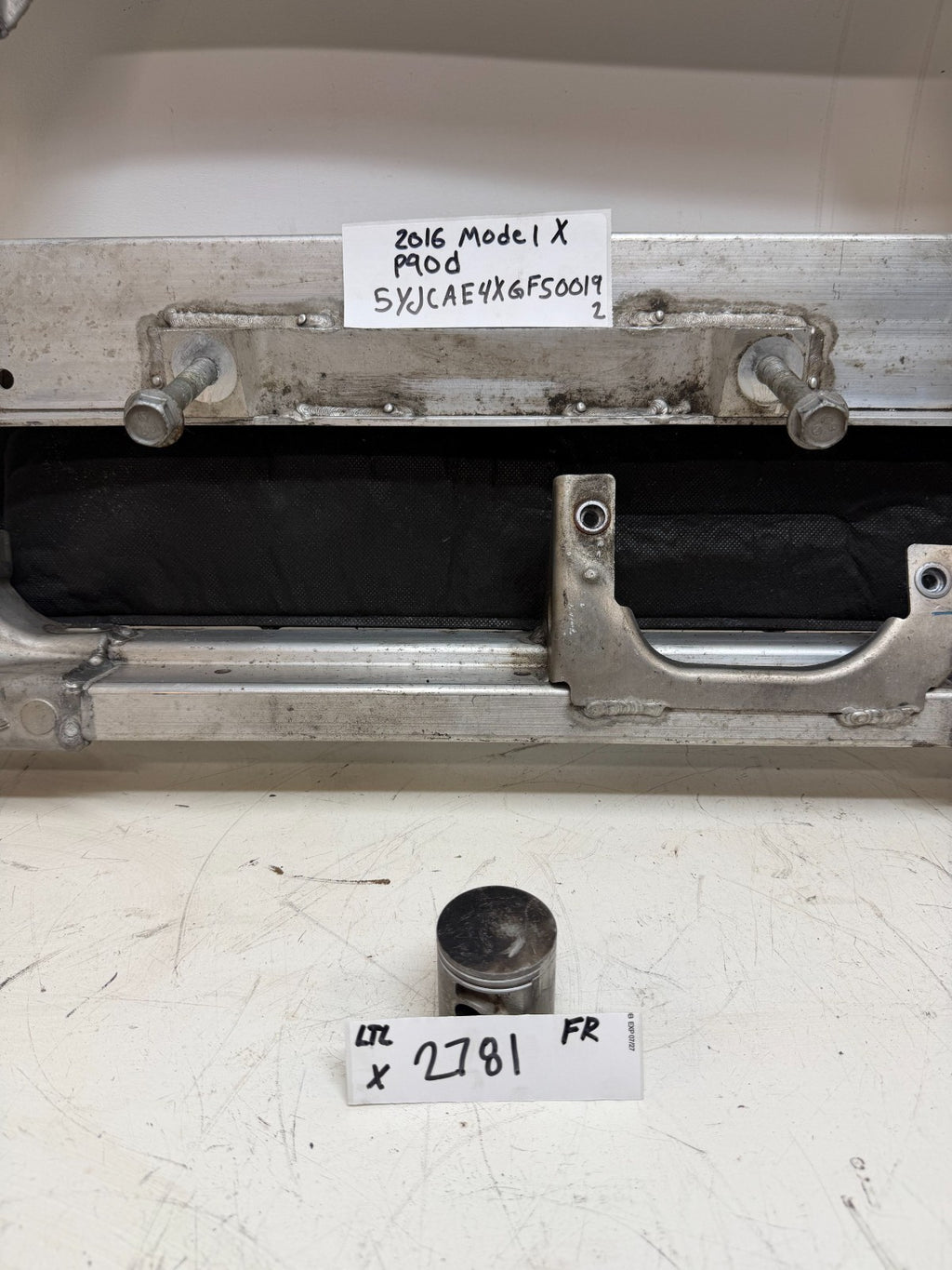 2016-2020 Tesla Model X Front Subframe Chassis Cradle Crossmember 1068139-00-A