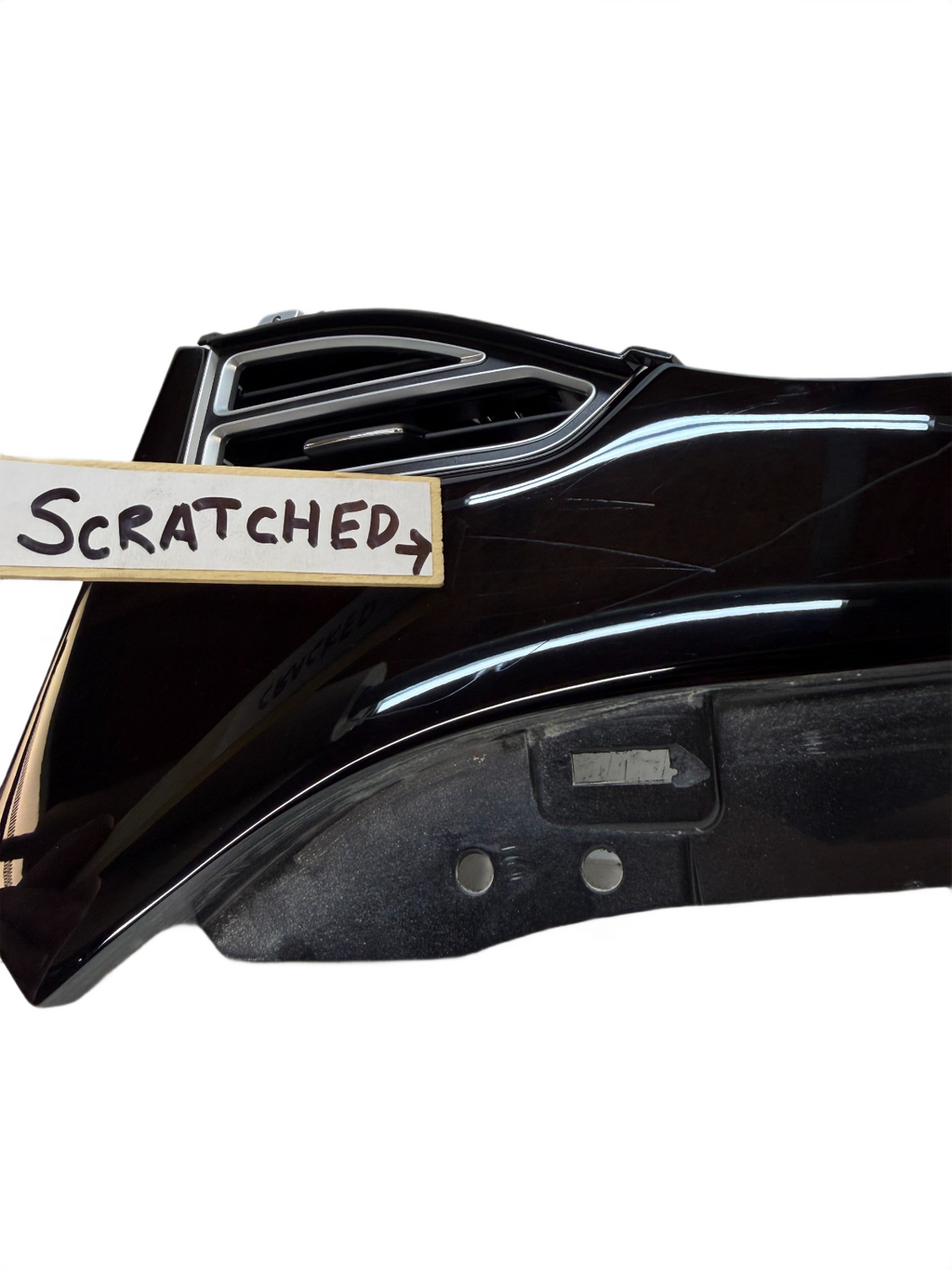 2012-2016 Tesla Model S Interior Dash Trim Vent Piano Black 1004518-03-F