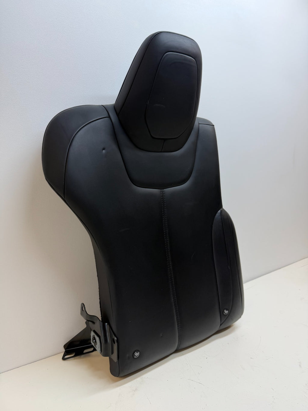 2012-2020 TESLA MODEL S REAR RIGHT SEAT UPPER CUSHION BLACK LEATHER